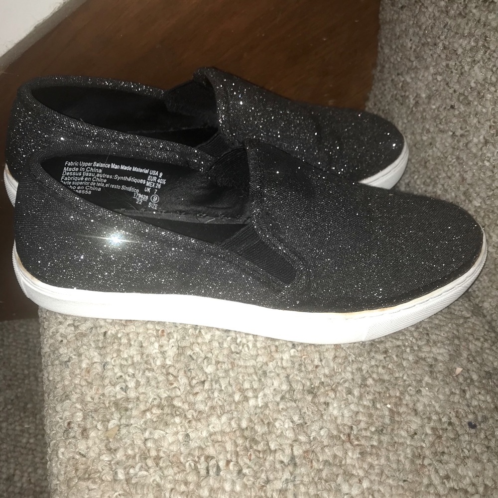 Size 9 TRASH Sparkly Sneakers